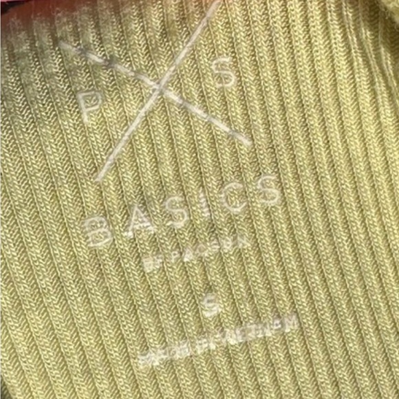 -PacSun Basic Green Ribbed Tank - Picture 2 of 2